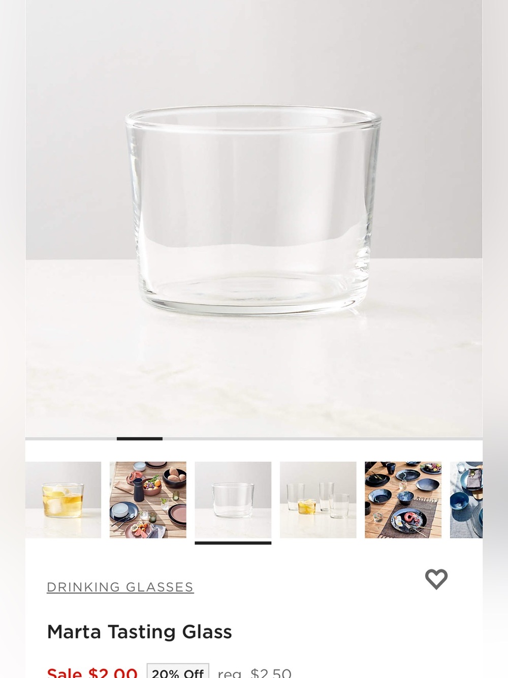 Marta Tasting Glass